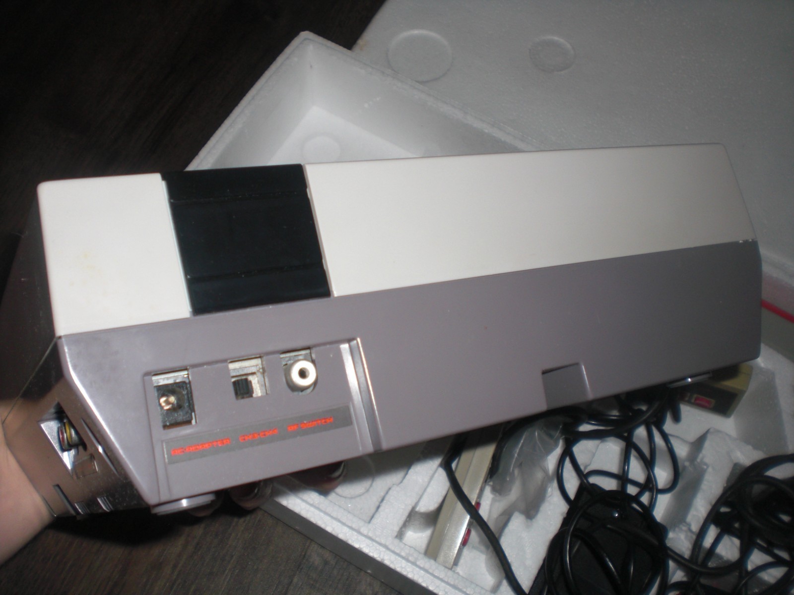 Nintendo NES Console CIB Box Manuals Inserts System Styrofoam OEM Controller ++
