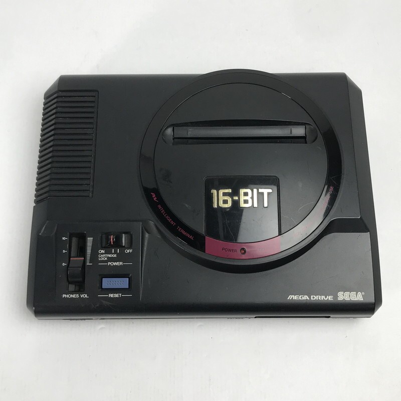 Sega Mega Drive HAA-2510 Console w/ Controller AV Cable AC Adapter Tested Japan