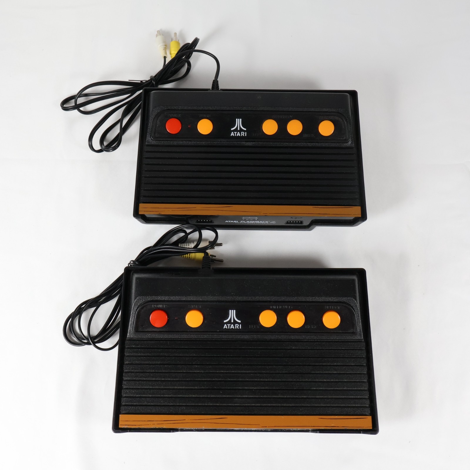 Atari Flashback 4 Classic Game Consoles w/Controllers Built-in Games Plug & Play