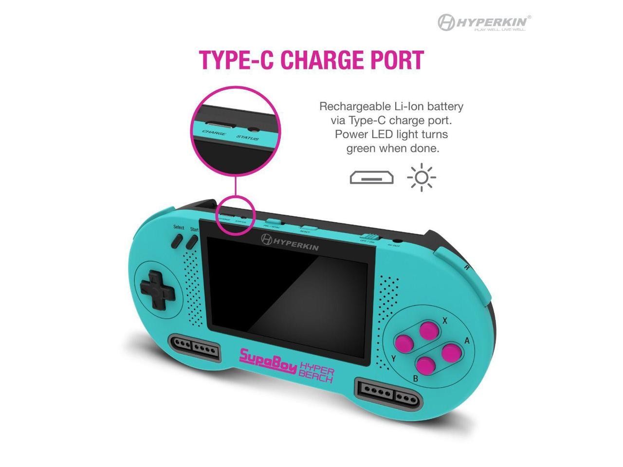 Hyperkin SupaBoy Portable Pocket Console for Super NES / Super Famicom (Hyper Be
