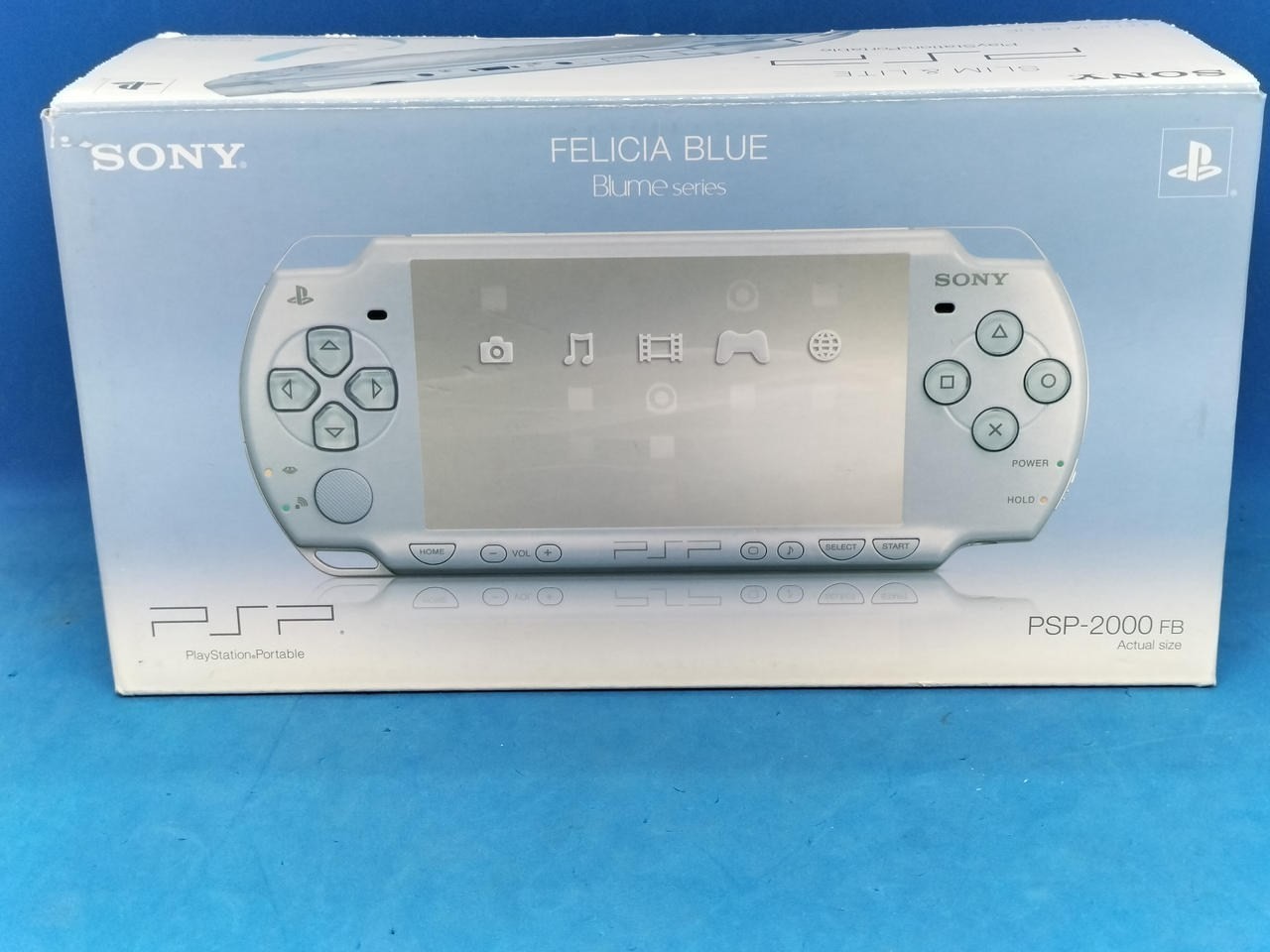 [Rare] PlayStation Portable Felicia Blue PSP-2000 with 2GB Memory Stick A3084