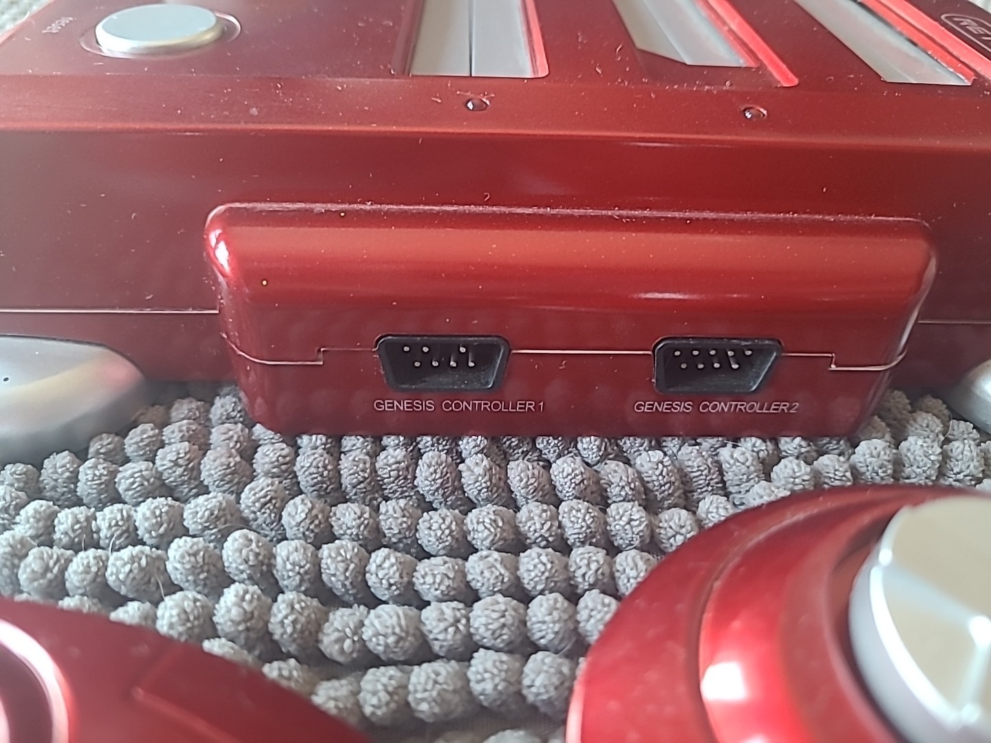 Red Hyperkin Retron 3 2.4GHz Console With 4 Controllers + Cords NES SNES GENESIS