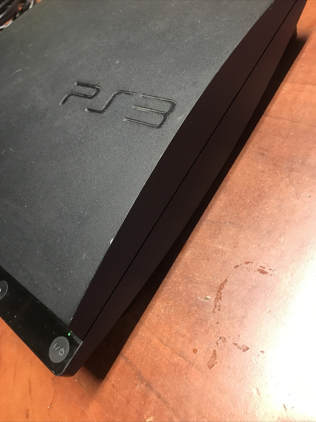 Used Sony PlayStation 3 Slim 320GB Black Console CECH-3001B Cable HDMI Tested