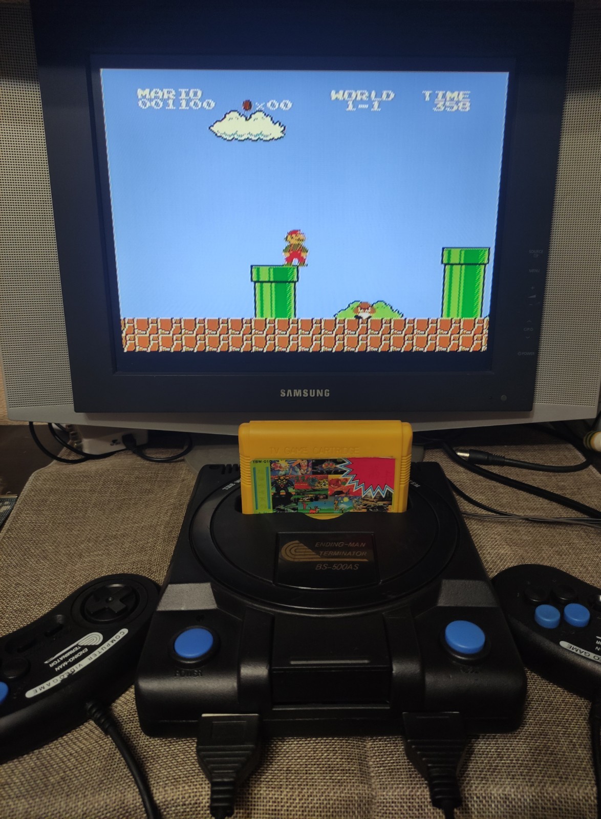 Ending-man Terminator 8bit game console dendy
