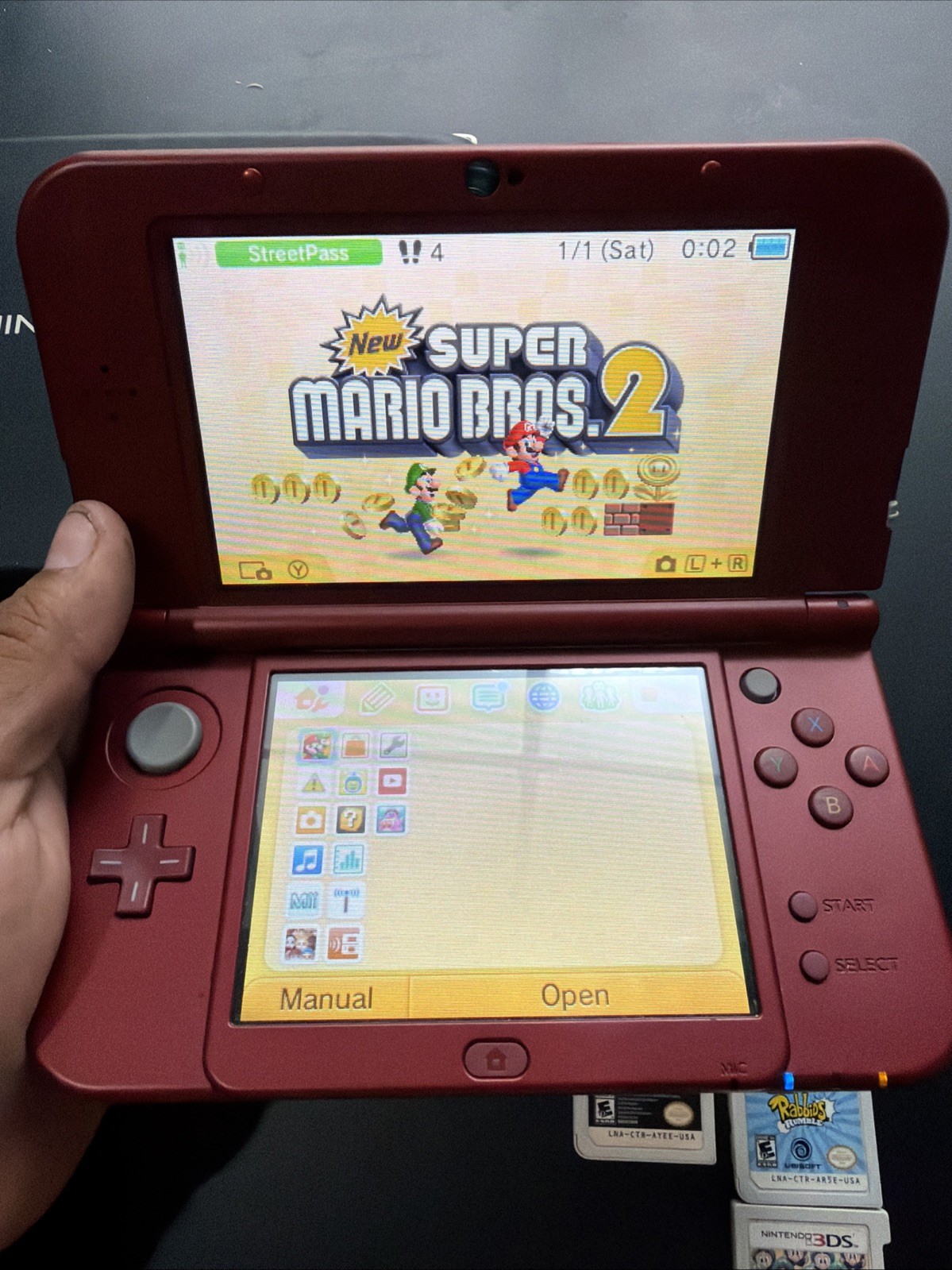 Nintendo 3DS XL Launch Edition With 11 Games