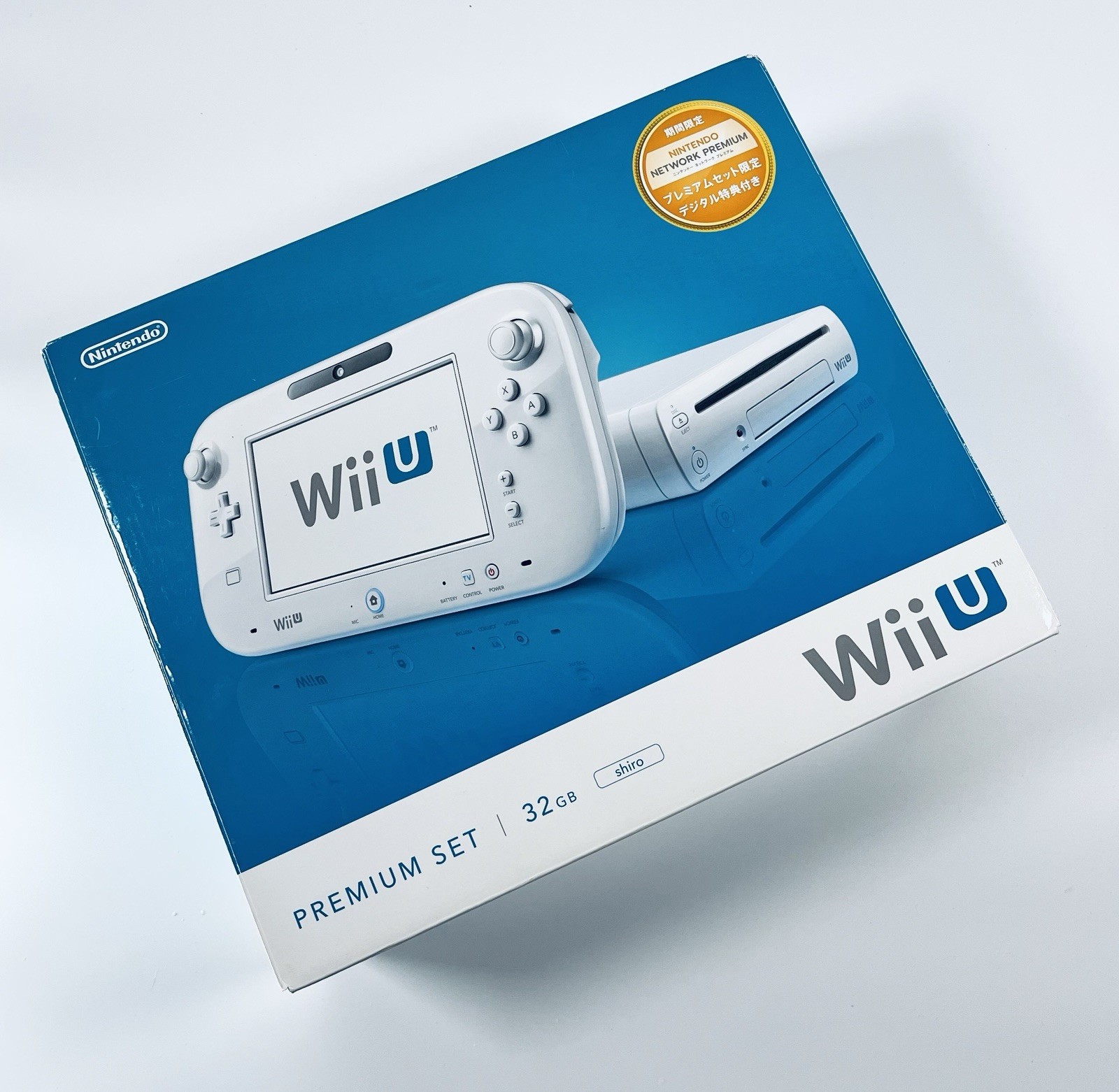 Nintendo Wii U Console White 32GB Premium Set Boxed GamePad Tested Working　JP