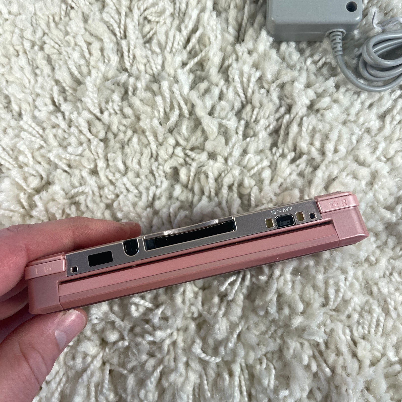 Nintendo 3DS Pearl Pink Handheld Handheld Console System CTR-001 Tested