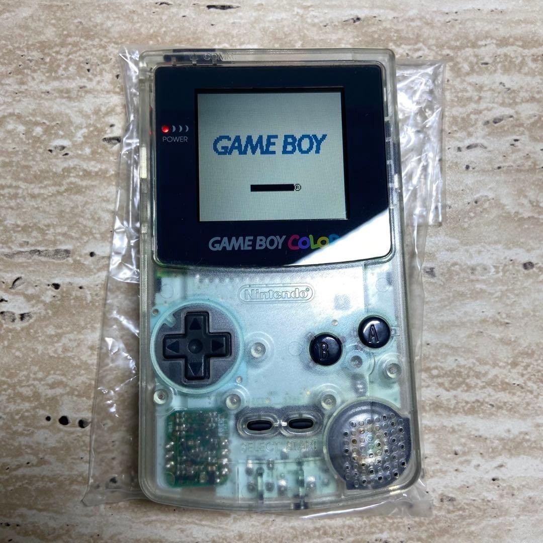 Nintendo Game Boy Color Clear Complete in Box Near Mint Tested 7239
