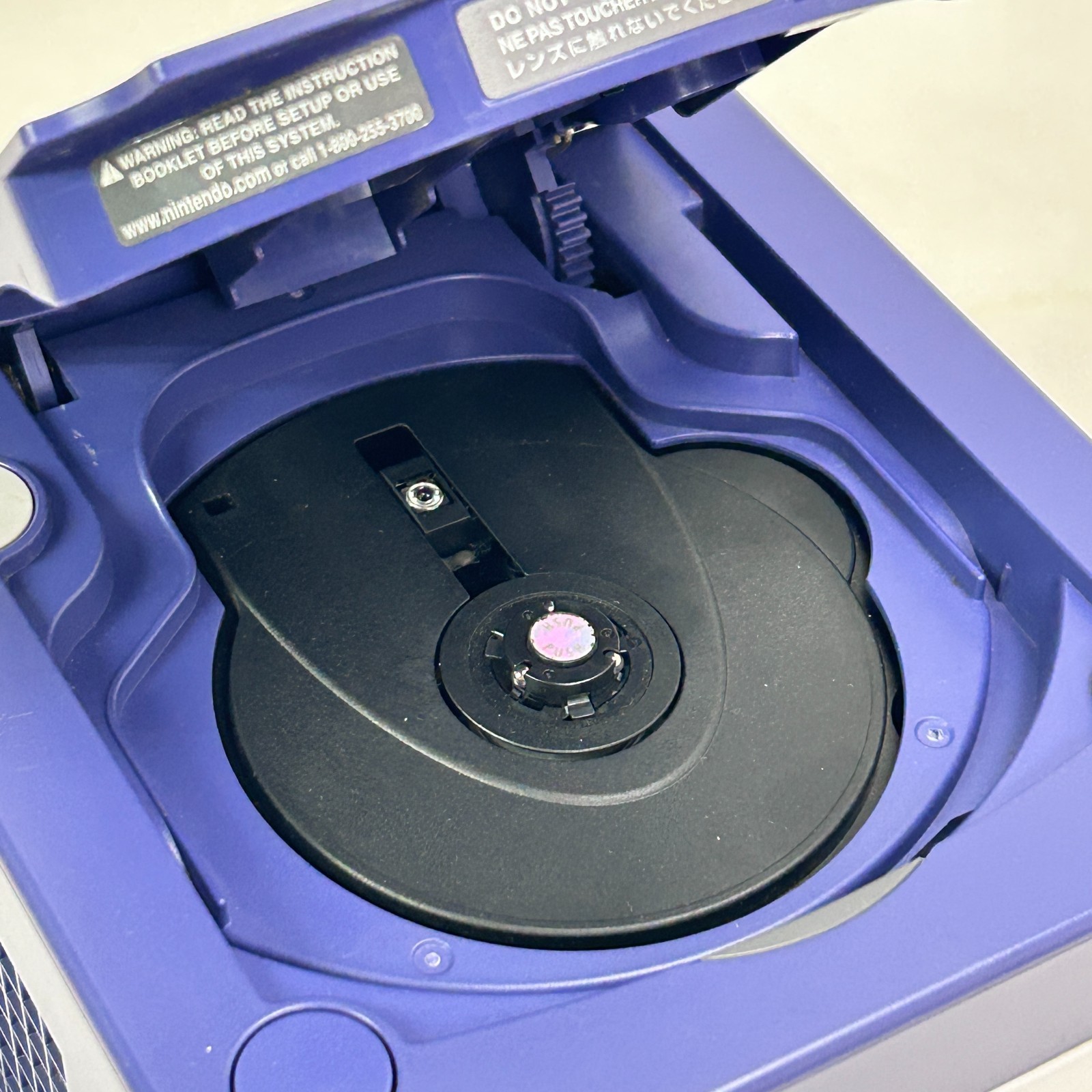 Nintendo GameCube Indigo Console w/ Two Controllers & Cables – TESTED