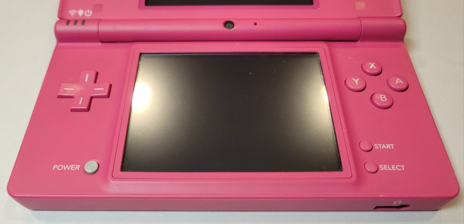 2008 Nintendo DSi Matte Pink TWL-001 Handheld Game Console System Tested & Works