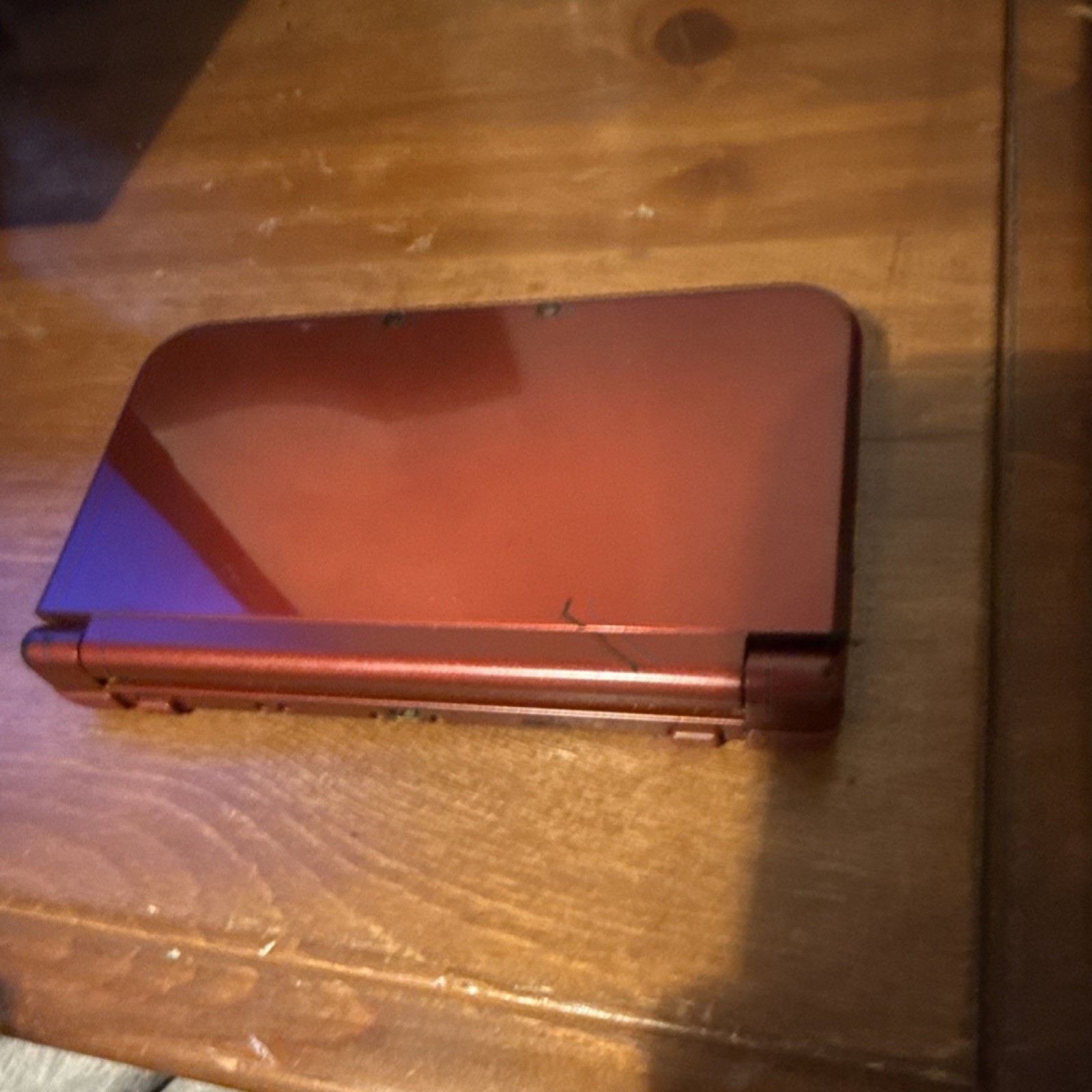 Nintendo 3DS XL Red Handheld System with 3D Audio Technology