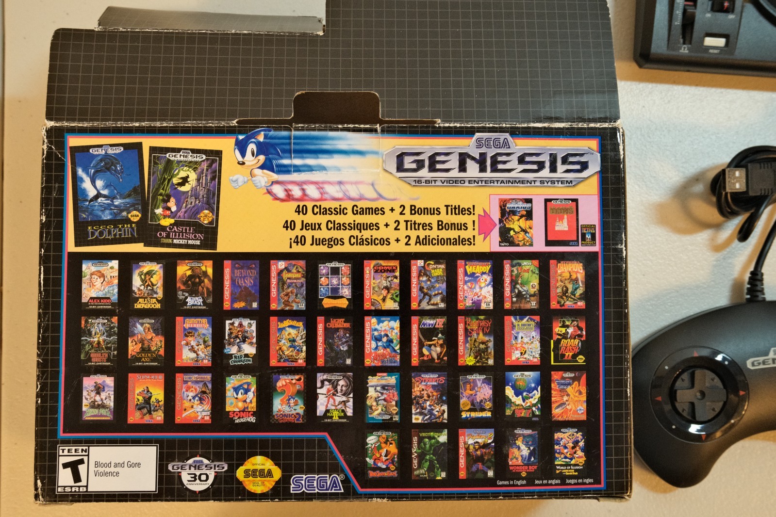 SEGA Genesis Mini Home Game Console 30th Anniversary 2019