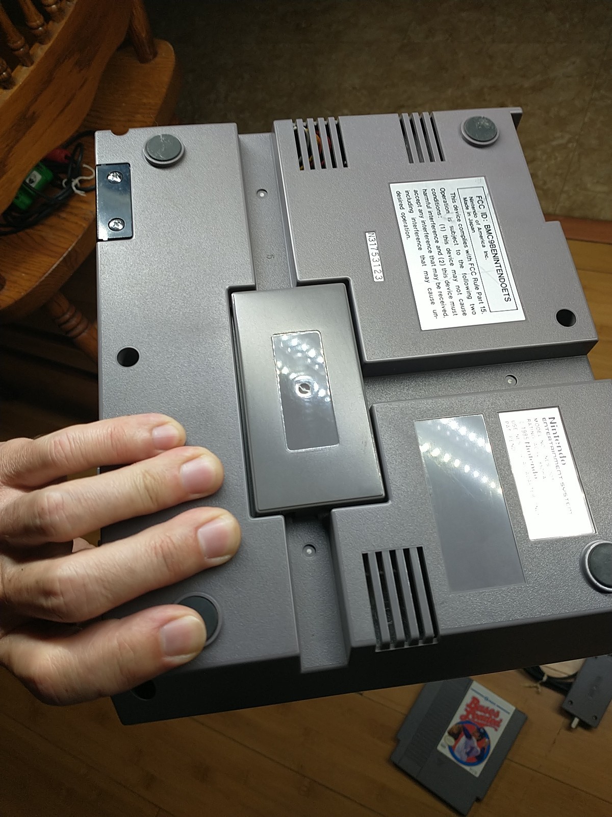 Nintendo NES Console With Game TESTED & WORKING! Read Description Please