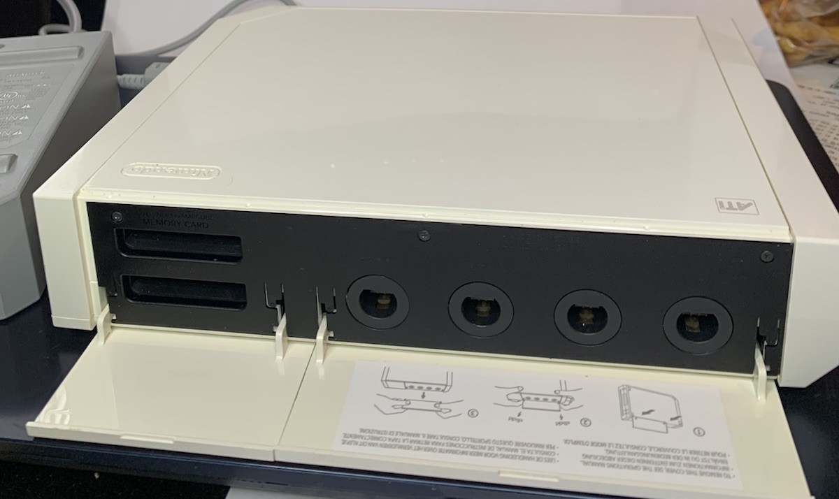 Nintendo Wii Console White RVL-001 (USA) Gamecube Port Power AV Cord 2006 Tested