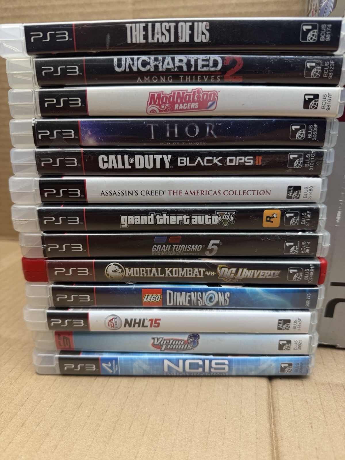 Sony PS3 Slim 250GB Console CECH-2001B In Box, & 13 Games