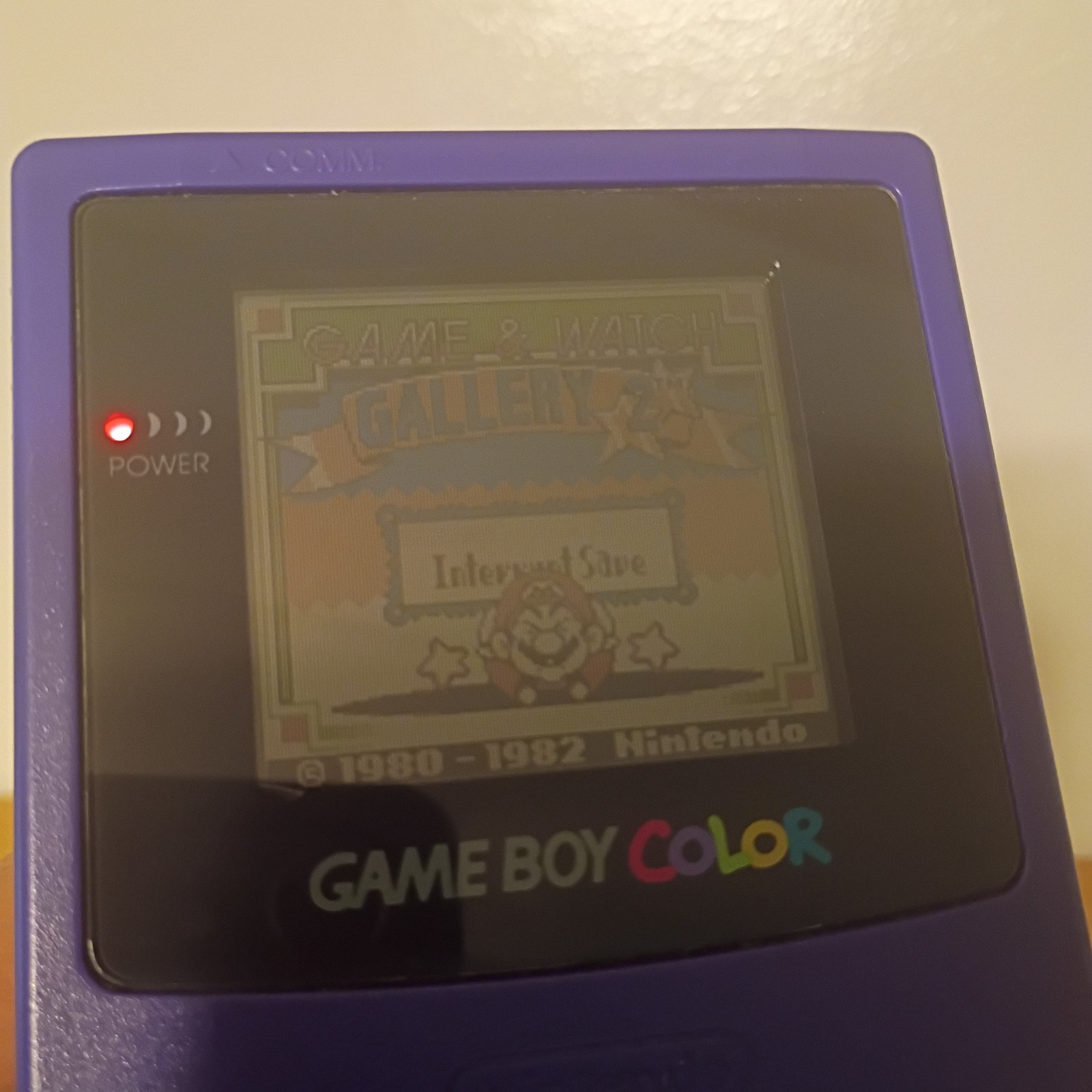 Grape Purple Nintendo Gameboy Color CGB-001 Tested And Working