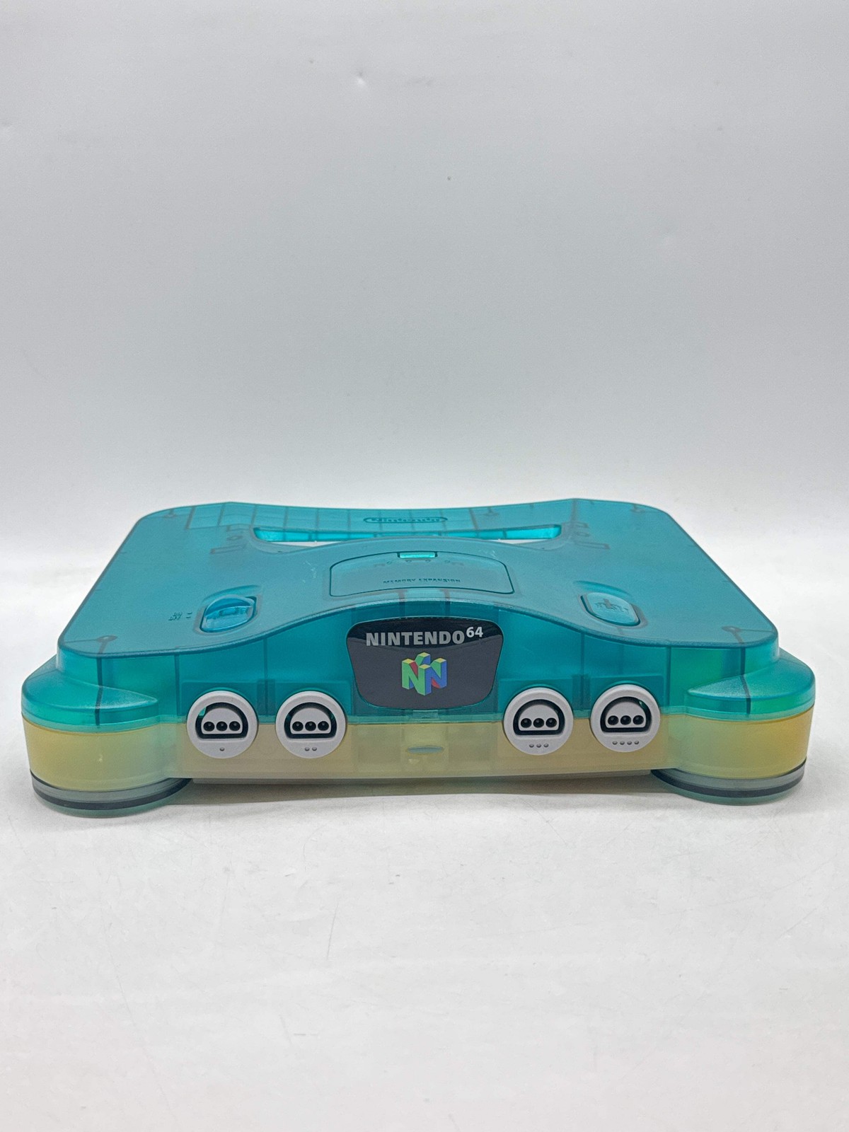 Nintendo 64 NUS-001(JPN) Video Game Console Clear Blue