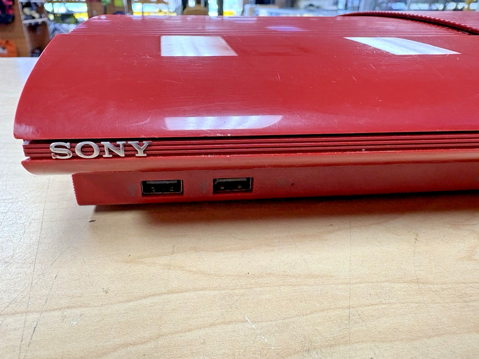 Sony PlayStation 3 (PS3) Slim Red Home Gaming Console *Pre Owned* FREE SHIPPING