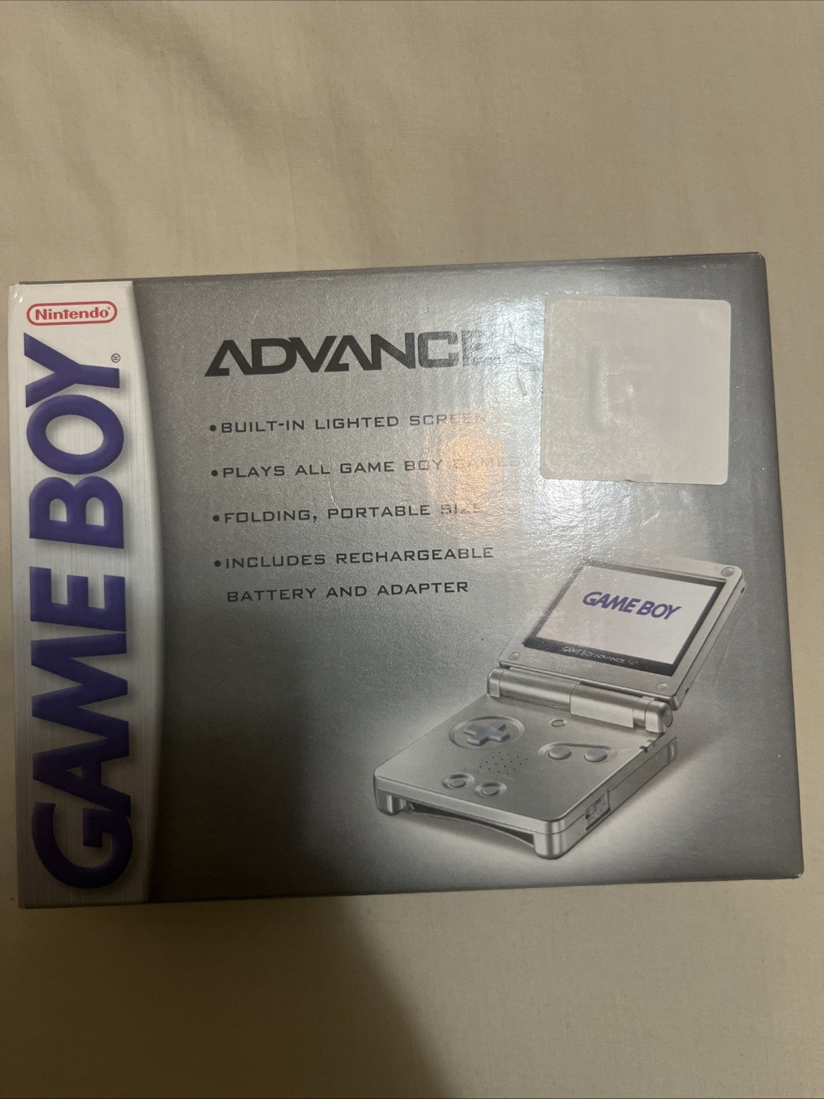 Nintendo Game Boy Advance SP-Silver FACTORY SEALED NEVER OPENED READ DESCRIPTION