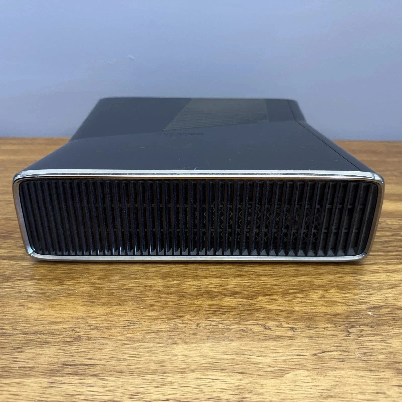 Xbox 360 S Glossy Black Console Only Model 1439 Tested Working Free Shipping