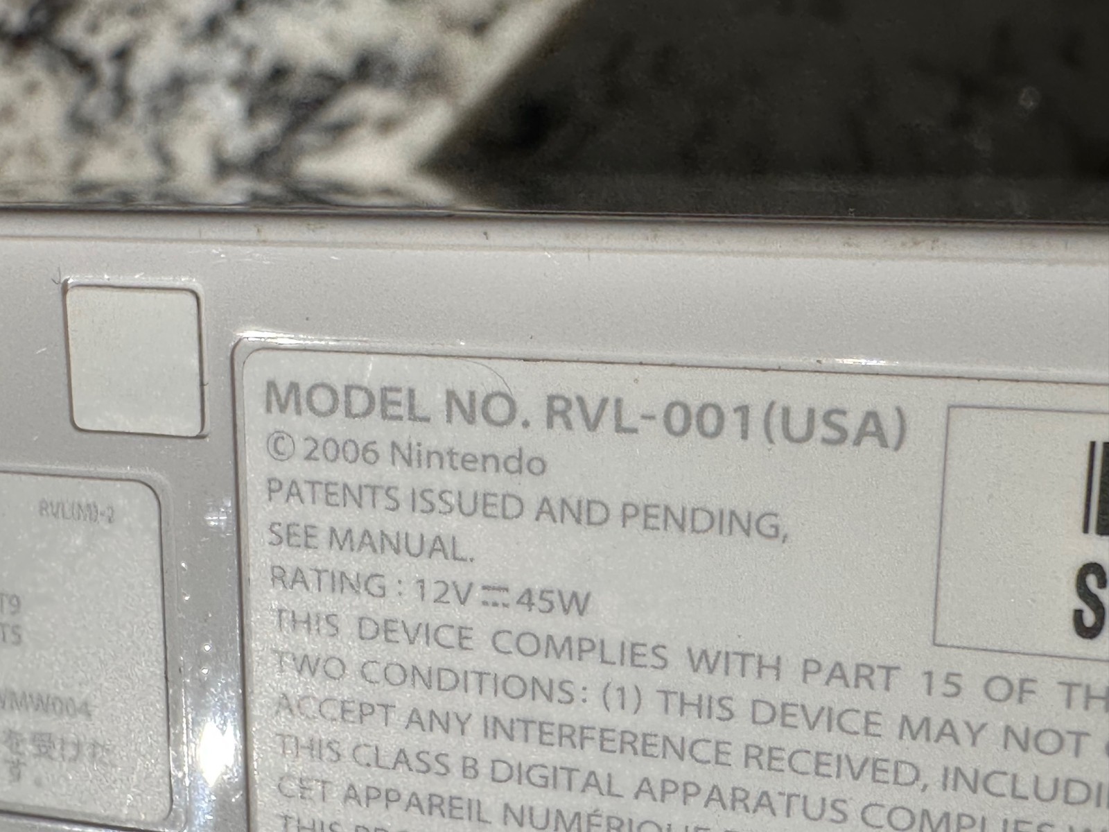 NINTENDO Wii Console Bundle RVL-001 w/ Manuals, Power Supply & AV Cables TESTED
