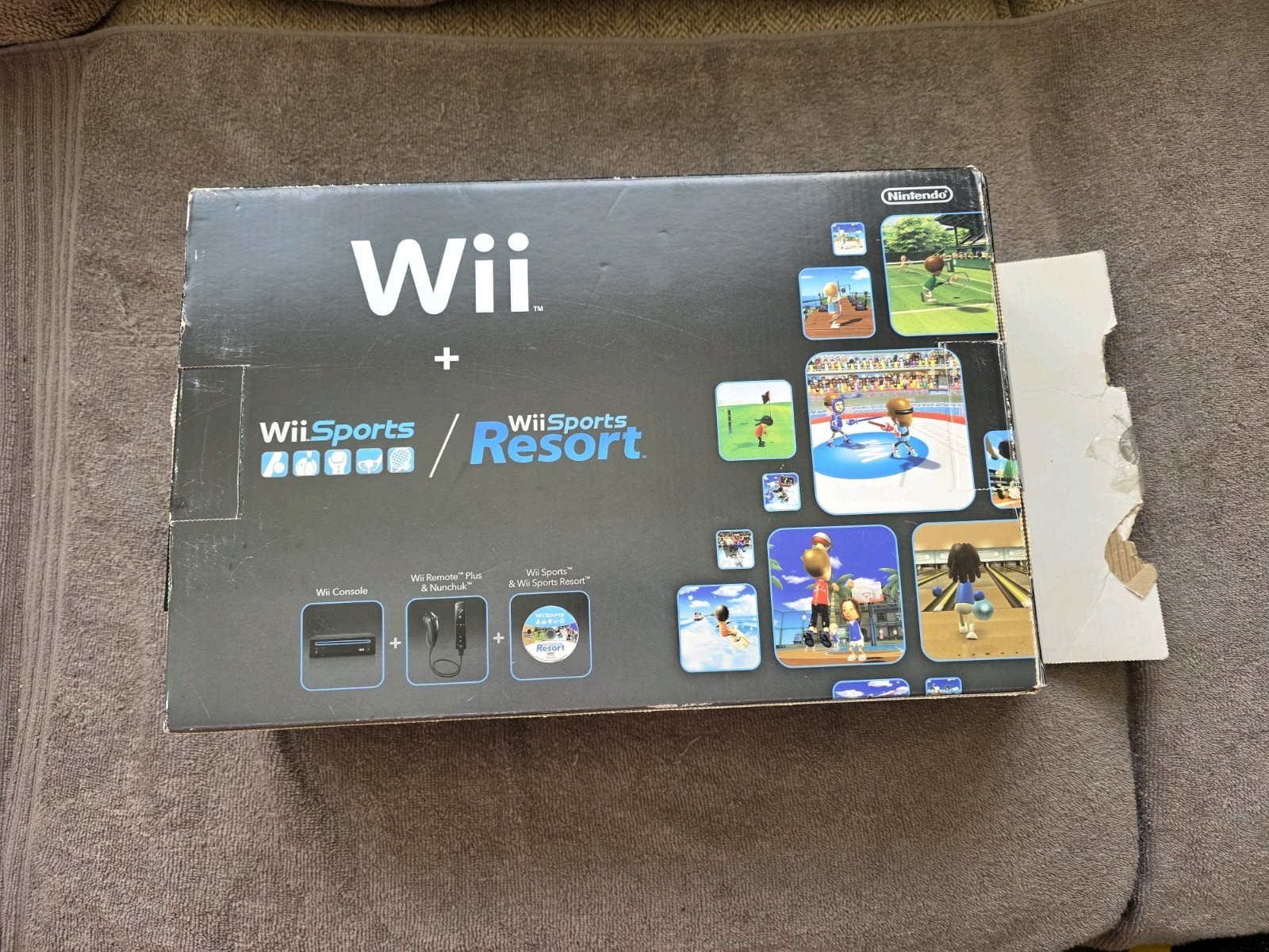 Nintendo Wii Family Console Black Original Games not included 1 extra Controller