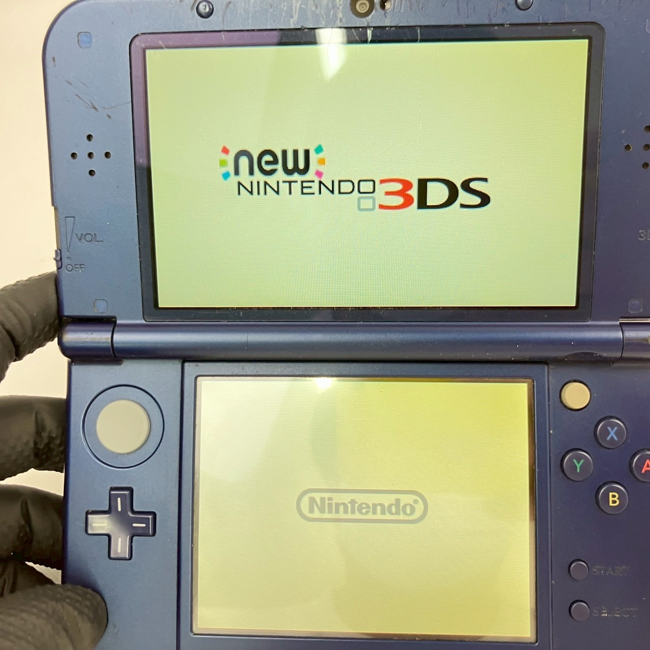 TOP IPS Nintendo new 3DS LL XL Metallic Blue Console Region Japanese Only 726