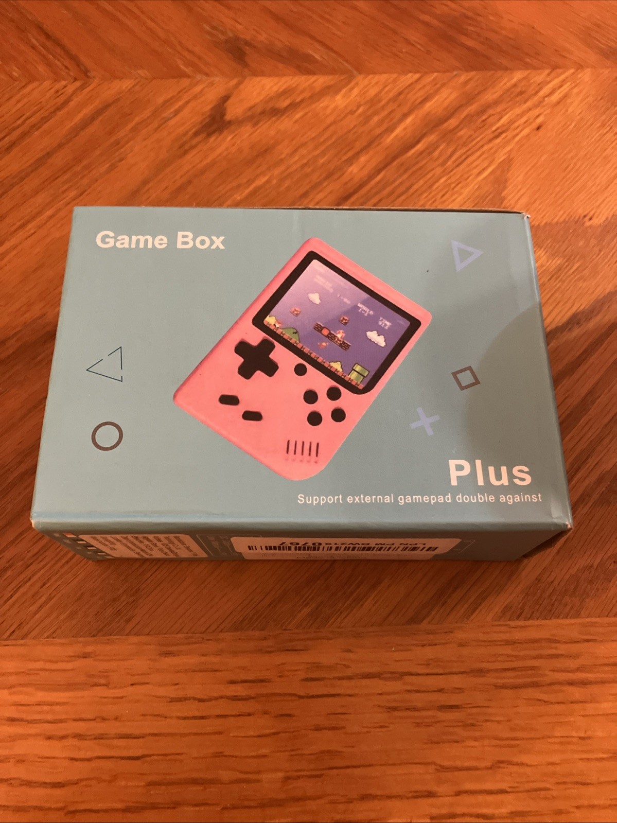 Game Box Plus- Hand Held Game System Red With Controller/ New Open Box