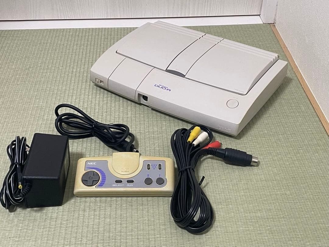 PC Engine DUO-R Console White Retro Game NEC Japan Used Working JP F/S