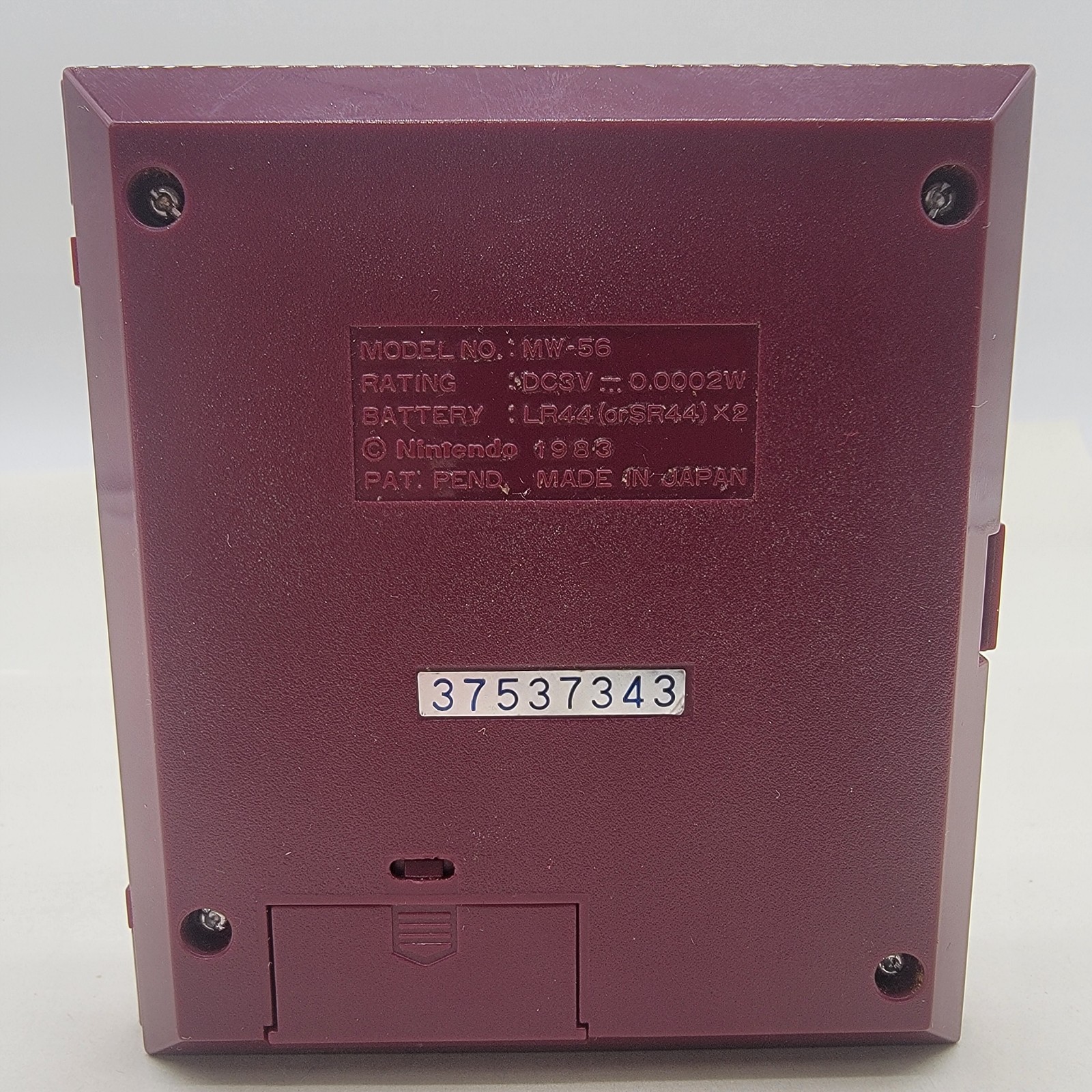 Vintage Nintendo GAME AND WATCH MW-56 Multi-Screen MARIO BROS. 1983