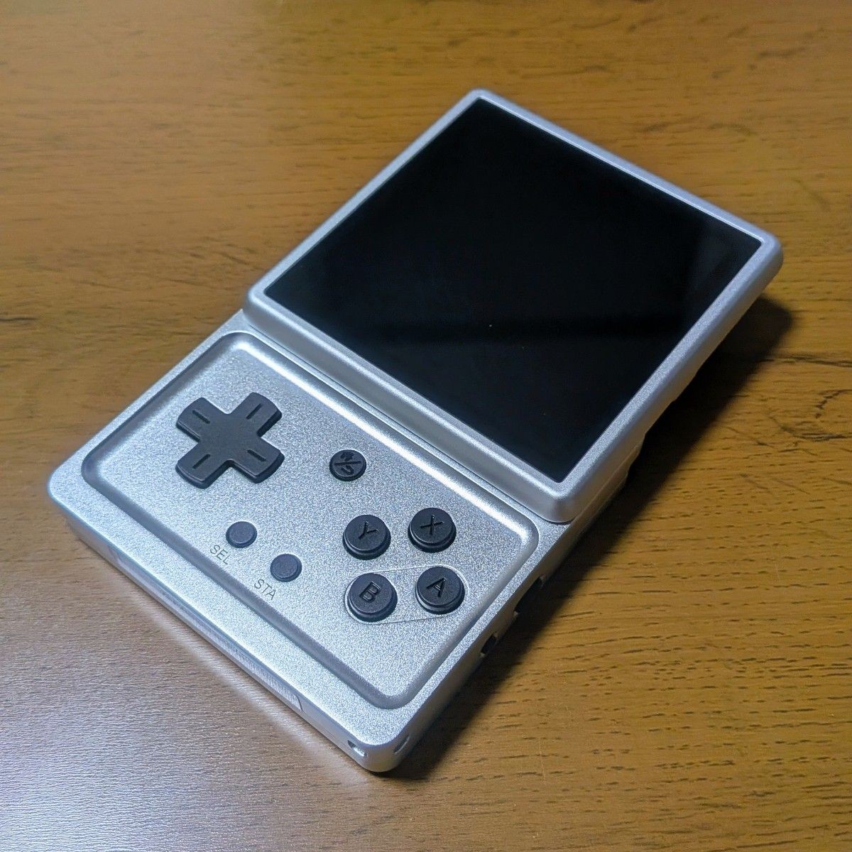ANBERNIC RG Rotate Aurora Silver Android Retro Handheld Used Excellent Japan