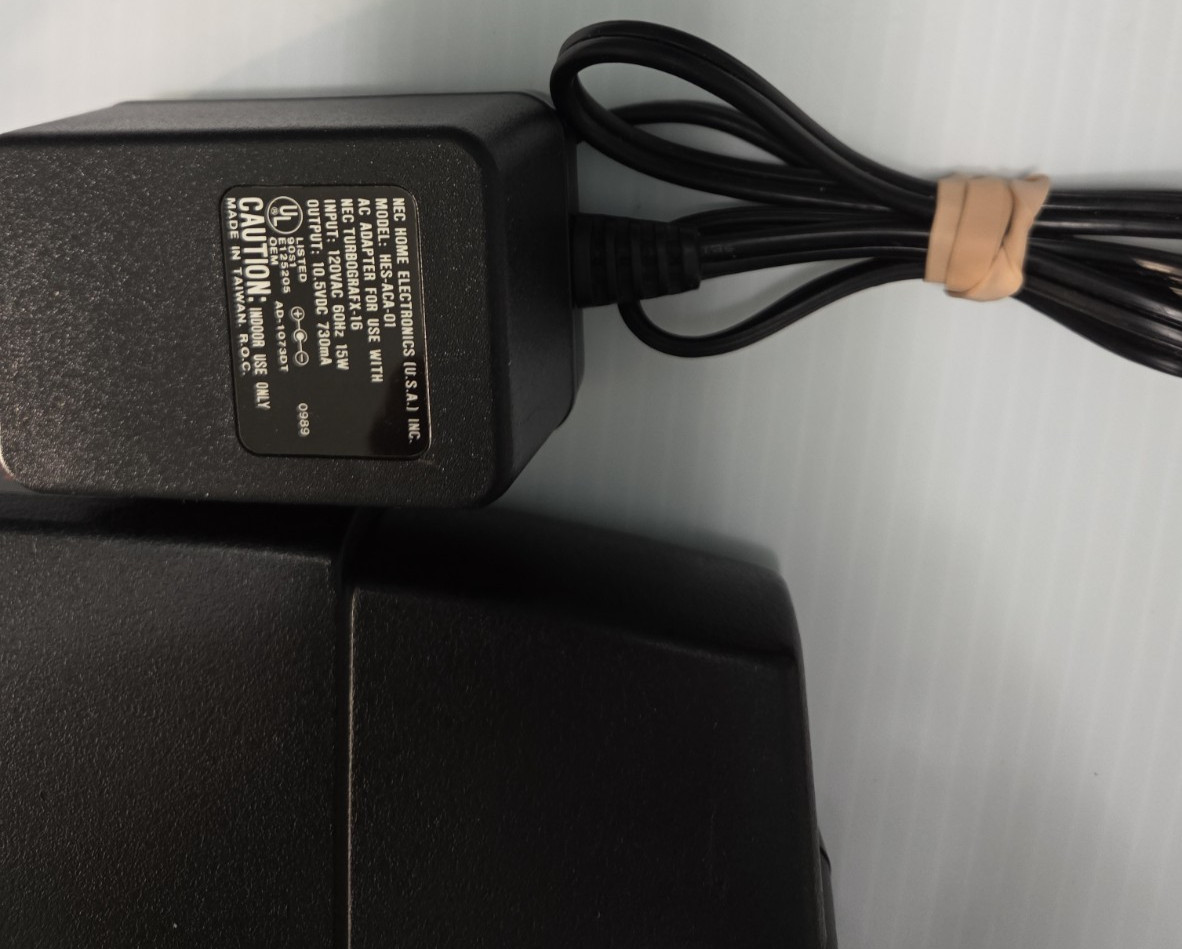 TurboGrafx 16 Console Tested Working System,Controller,Power Supply, AV, Cables