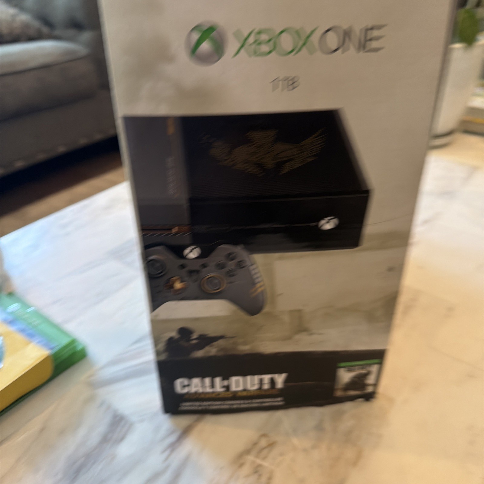 Xbox One 1TB Call of Duty Advanced Warfare Console Bundle 3 Games Matching Box