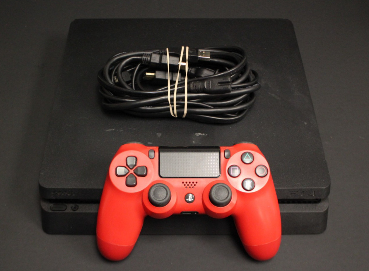(RI2) Sony Playstation 4 PS4 Slim 1TB Console – Black (CUH-2215B)
