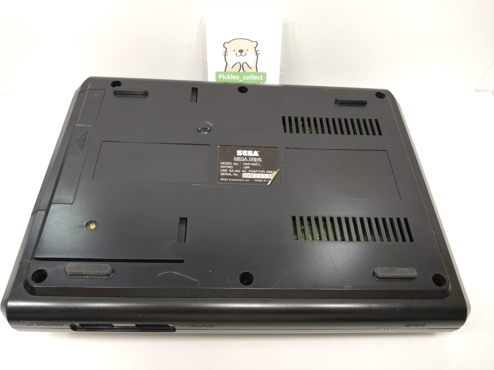 Mega Drive HAA-2510 Console w/5 cartridges Tested SEGA Genesis NTSC-J 0415A