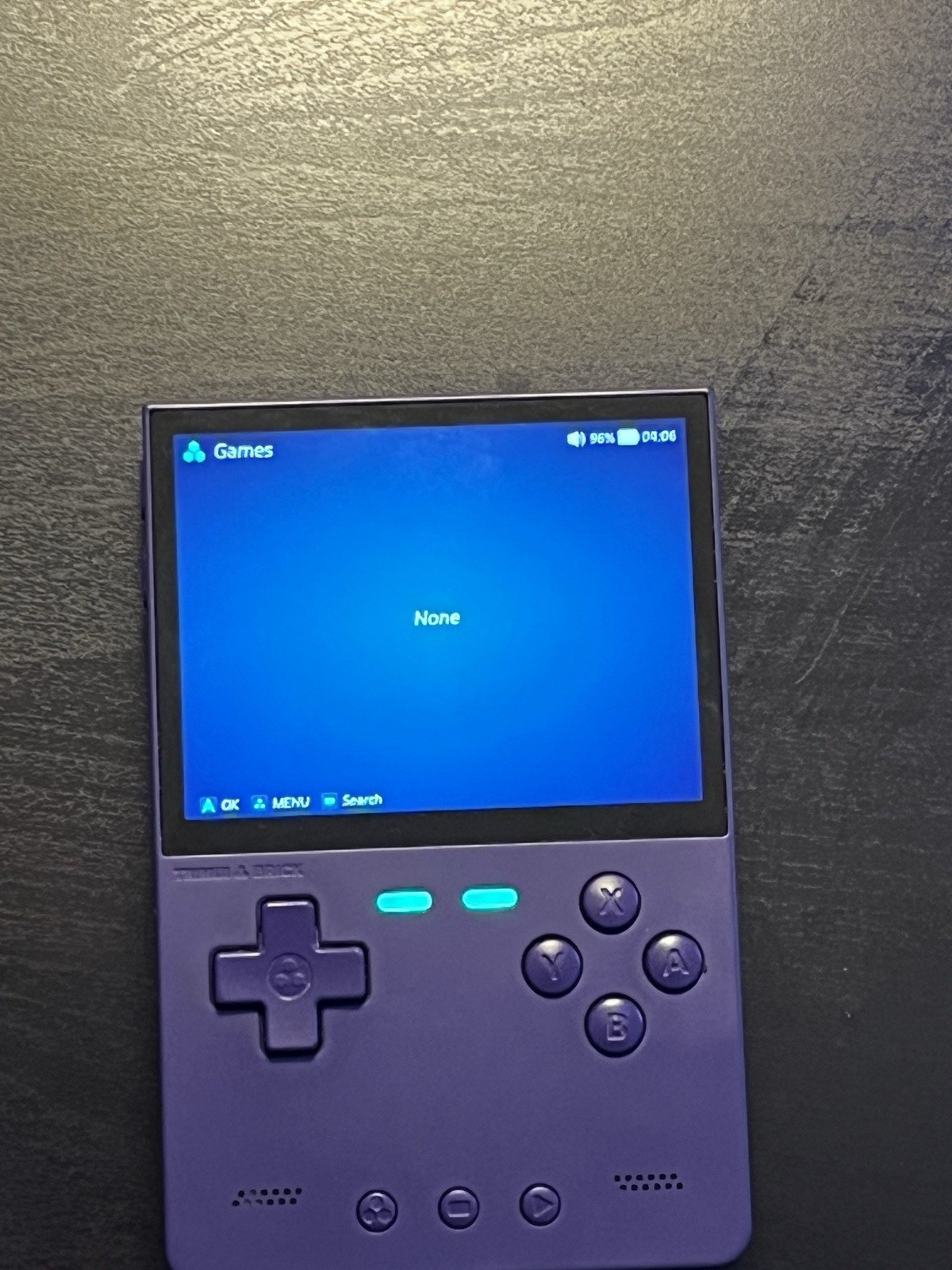 Purple Trimui Brick (CONSOLE AND BUMPERS ONLY)