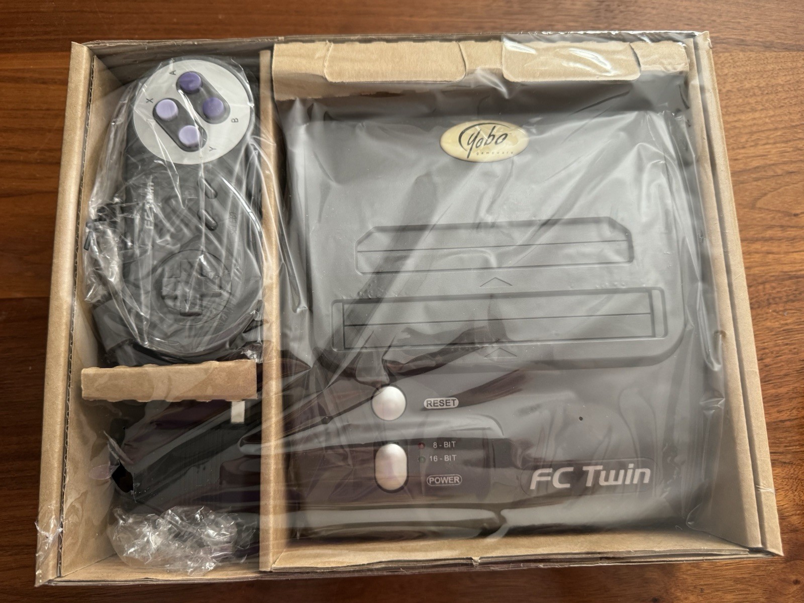 yobo Gameware FC TWIN – NES & SNES Dual Video Game Console – NEW