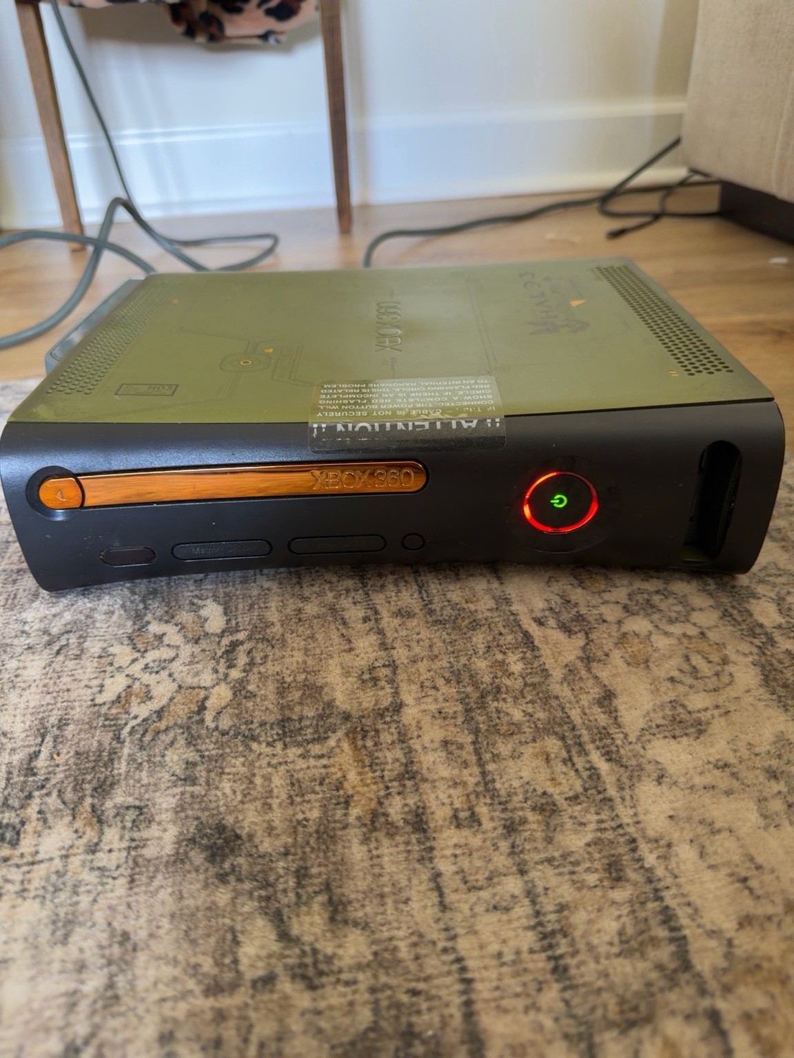 Xbox 360 Green Console Halo 3 Special Edition Console CONSOLE ONLY PARTS/REPAIR