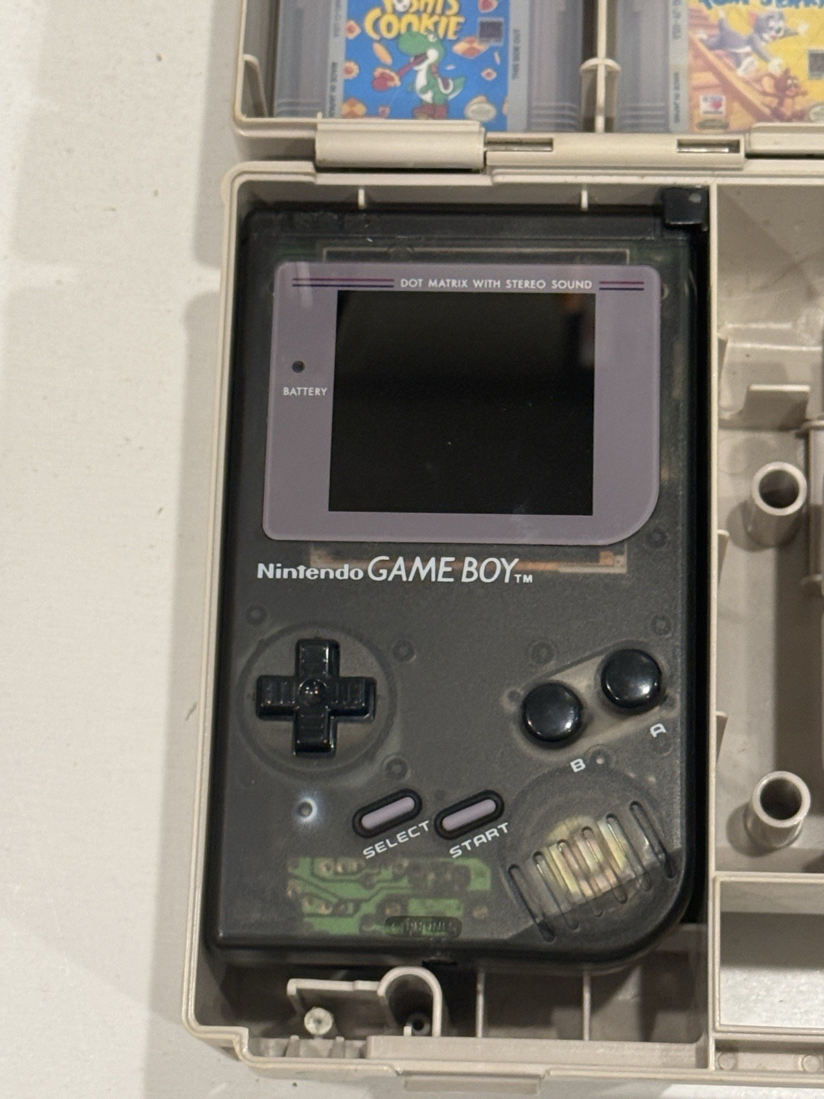 Nintendo Game Boy DMG IPS Backlit Bundle ASCII Carry-All DLX Case 6 Games Tested