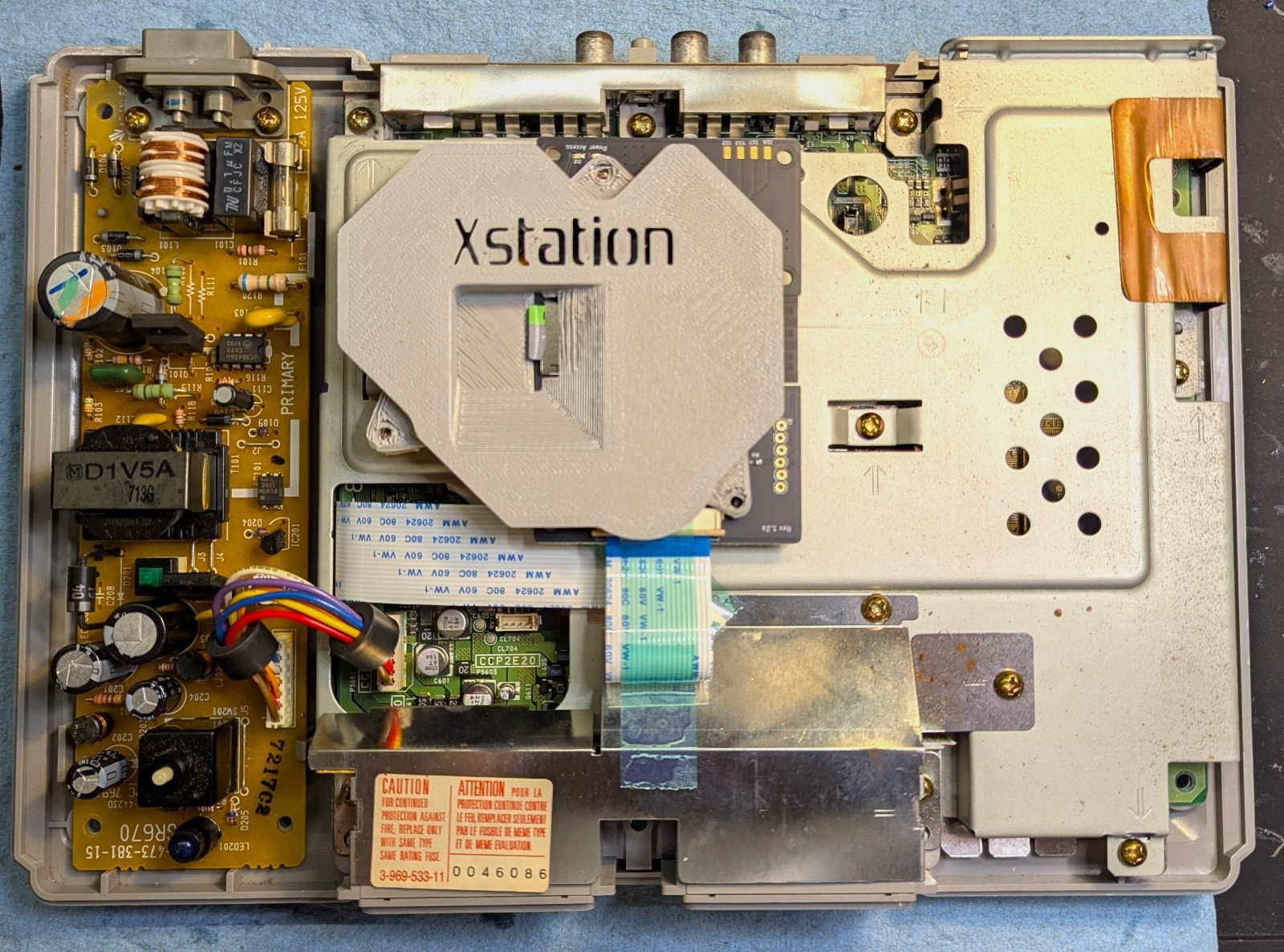 Playstation with xStation ODE, 3D Printed Tray, 128GB SD Card