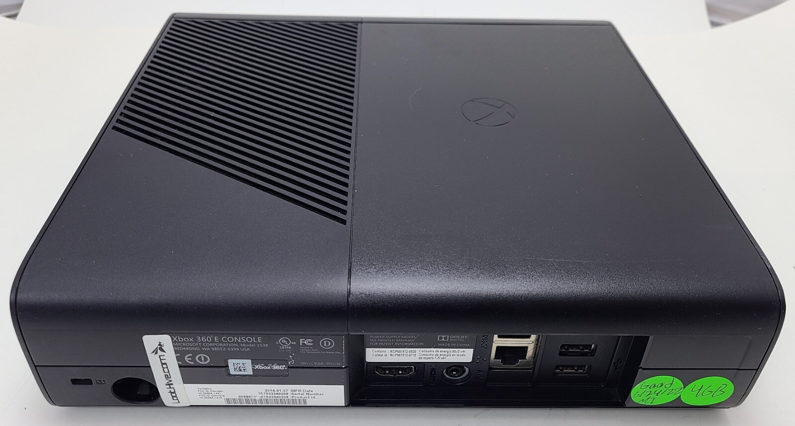 Microsoft XBox 360E Gaming System BLACK Video Game Console 4GB Bundle XBOX 360 E