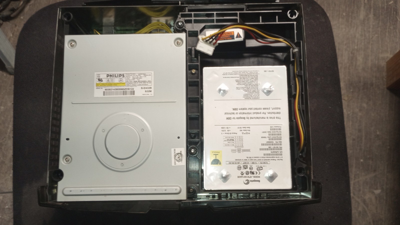Microsoft Xbox Original Console 10GB HDD Disc Drive NTSC-U/C 2004 Untested Parts