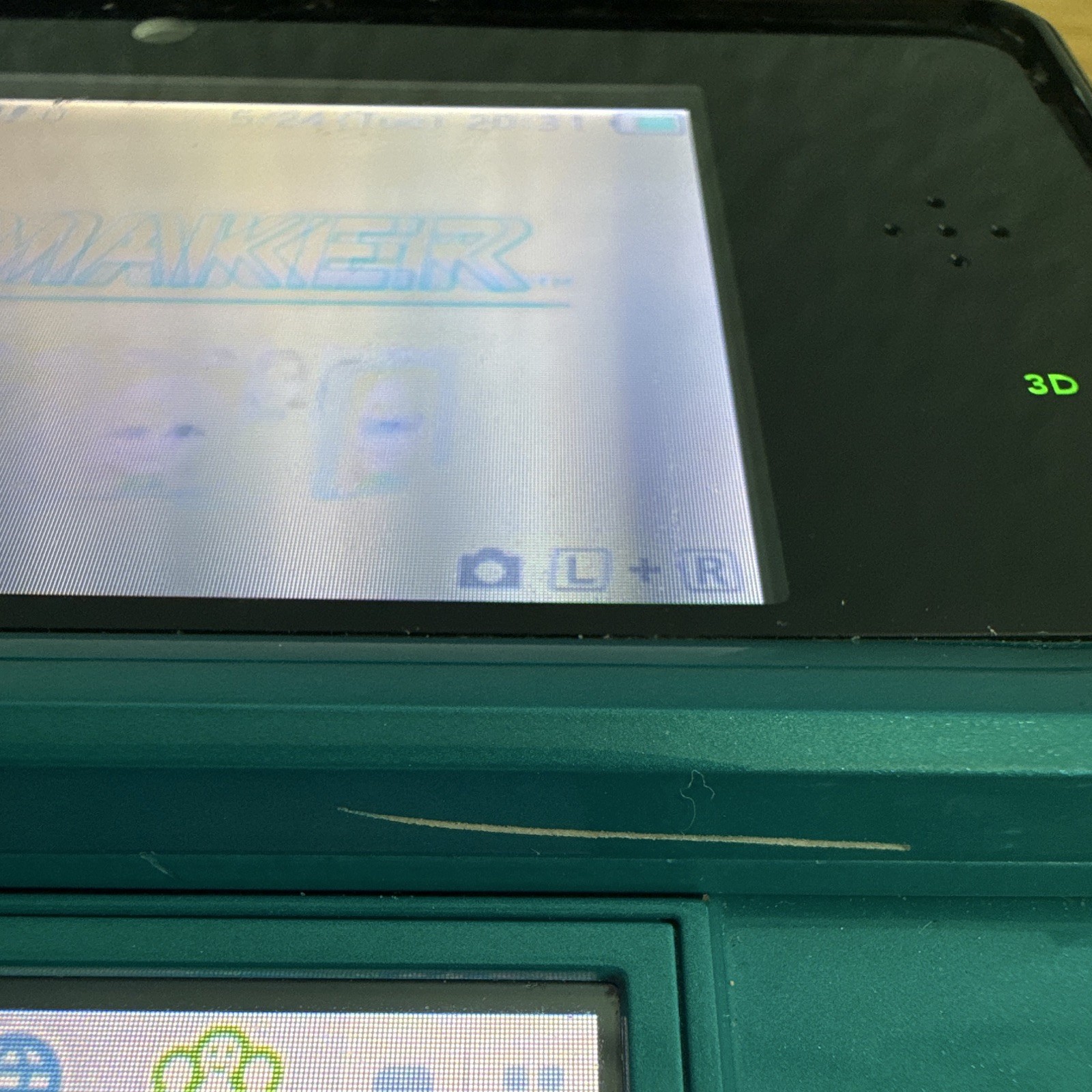 Nintendo 3DS Aqua Blue Console Bundle Charger Stylus Case CTR-001 (U.S Seller)