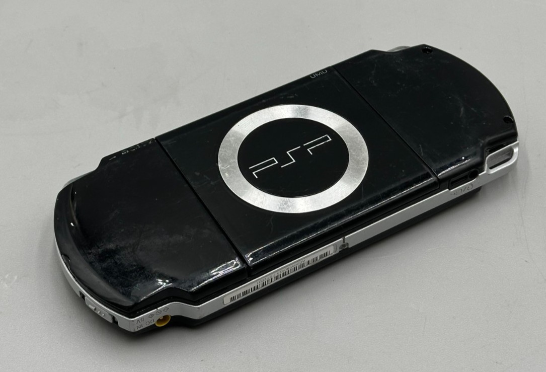Sony PSP-2001 PlayStation Portable Handheld Console ONLY Black Fair Condition