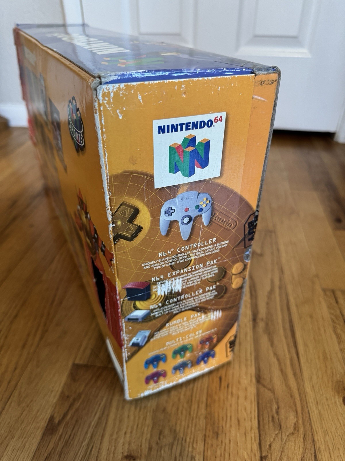 Nintendo 64 N64 Atomic Purple Extra Controller Console Bundle -BOX ONLY