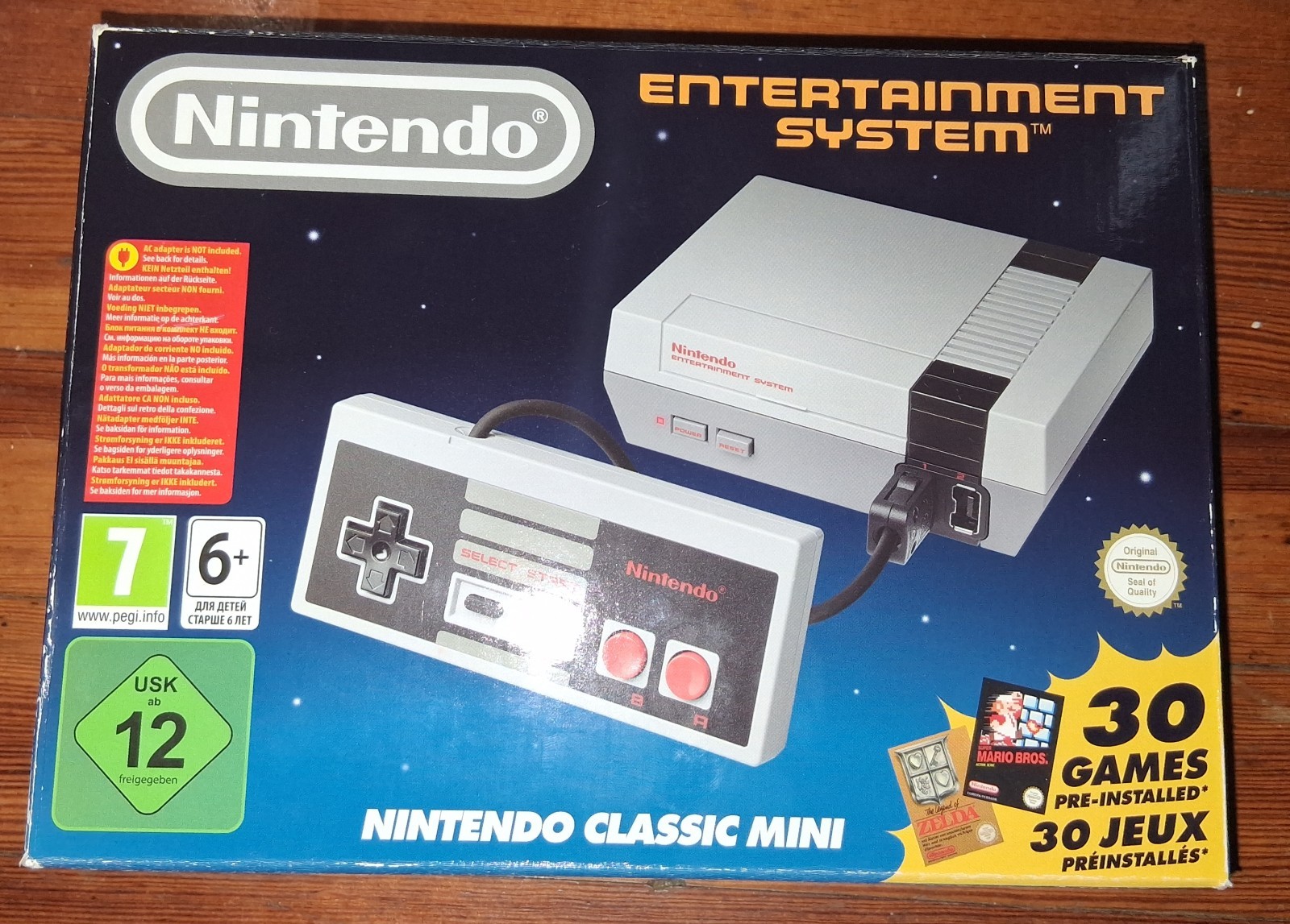 Nintendo NES Mini Classic Edition Console EU, European Version 30 Built in Games