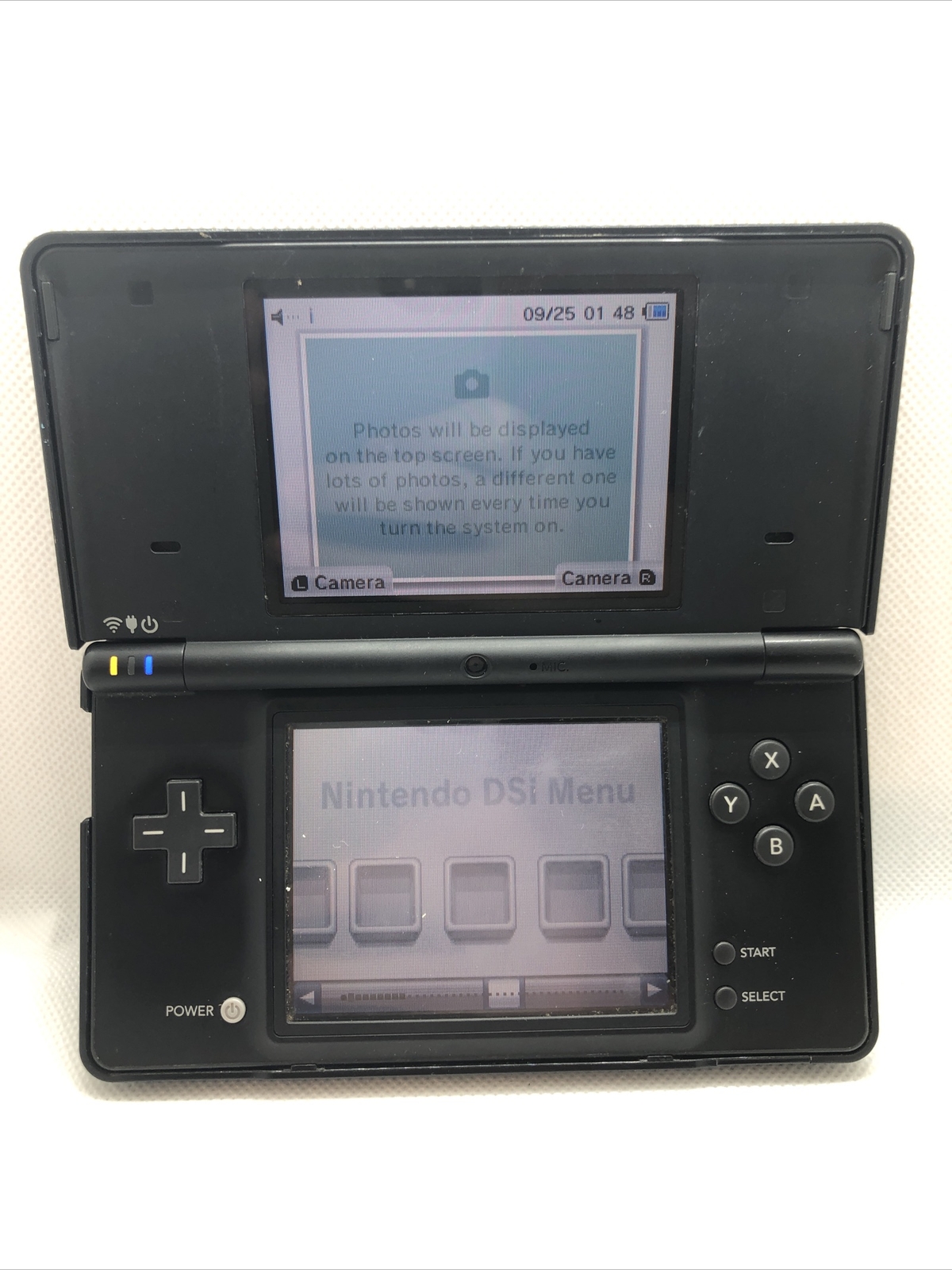 Nintendo DSi Matte Black Handheld System With Charger And Protector Case, Tested