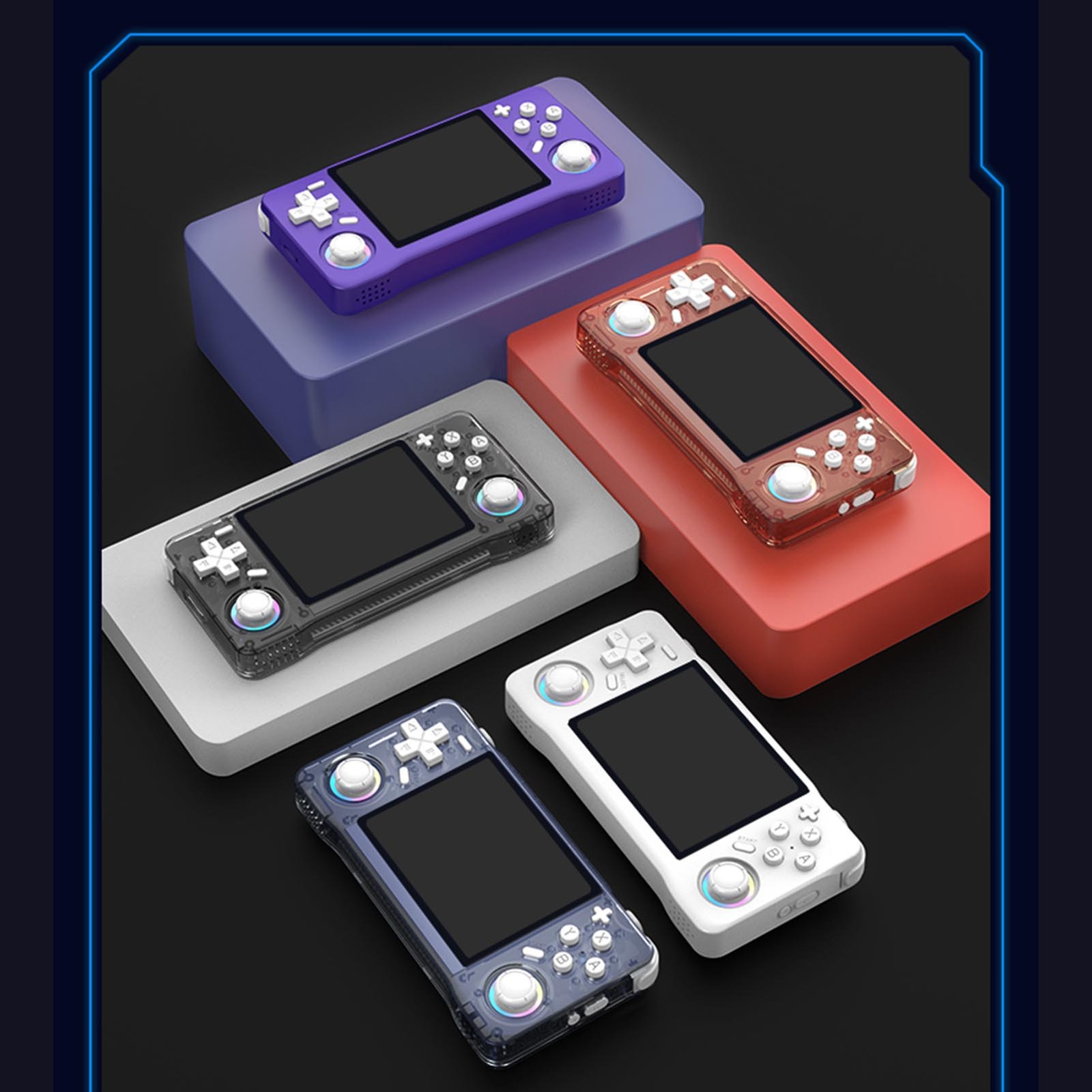 Retro Handheld Game Console 3.5 Inch HD Screen Gaming Console Built In Mult DFVL
