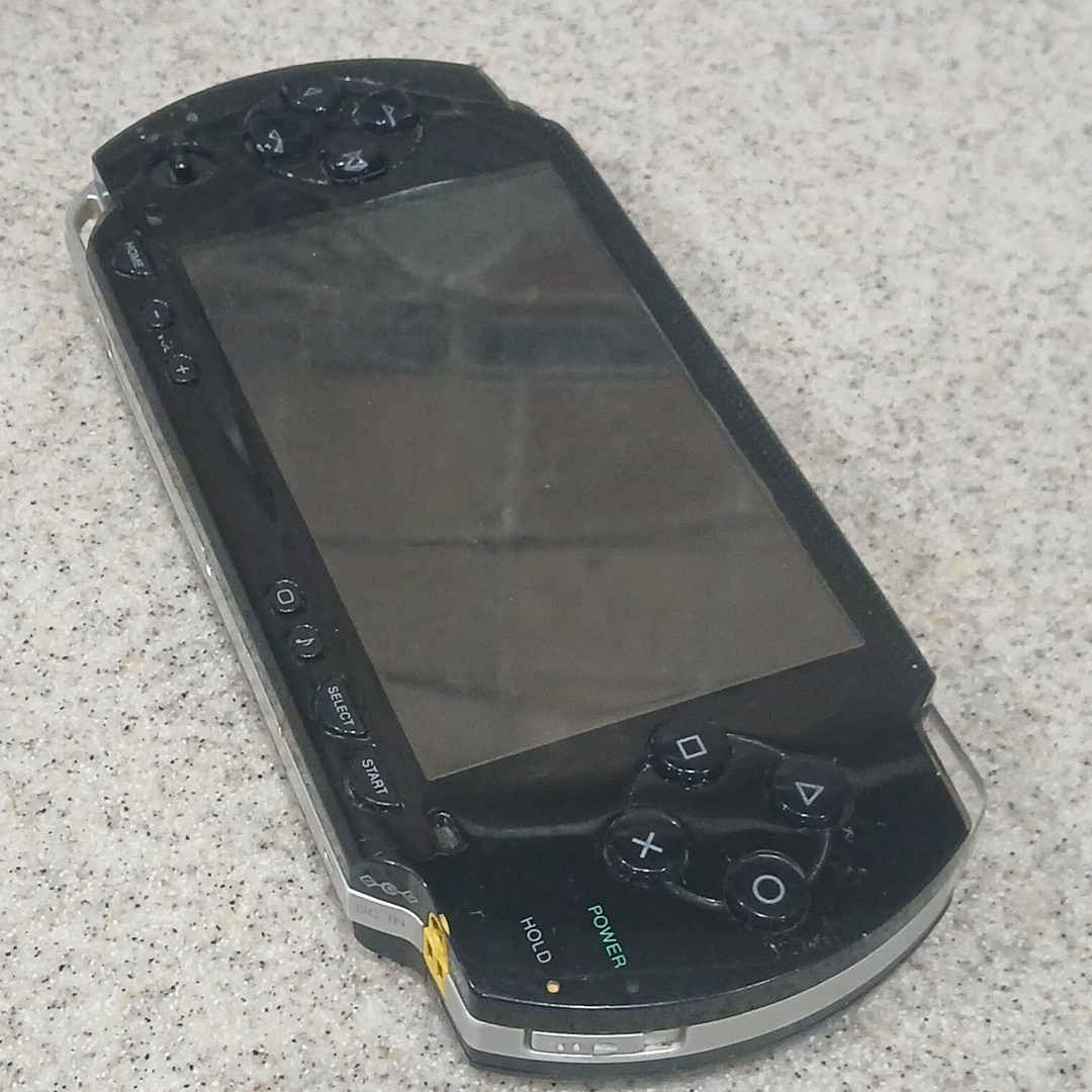 Sony PSP-1001 Tested Black Sony PSP Handheld System Console, No Battery C Pics