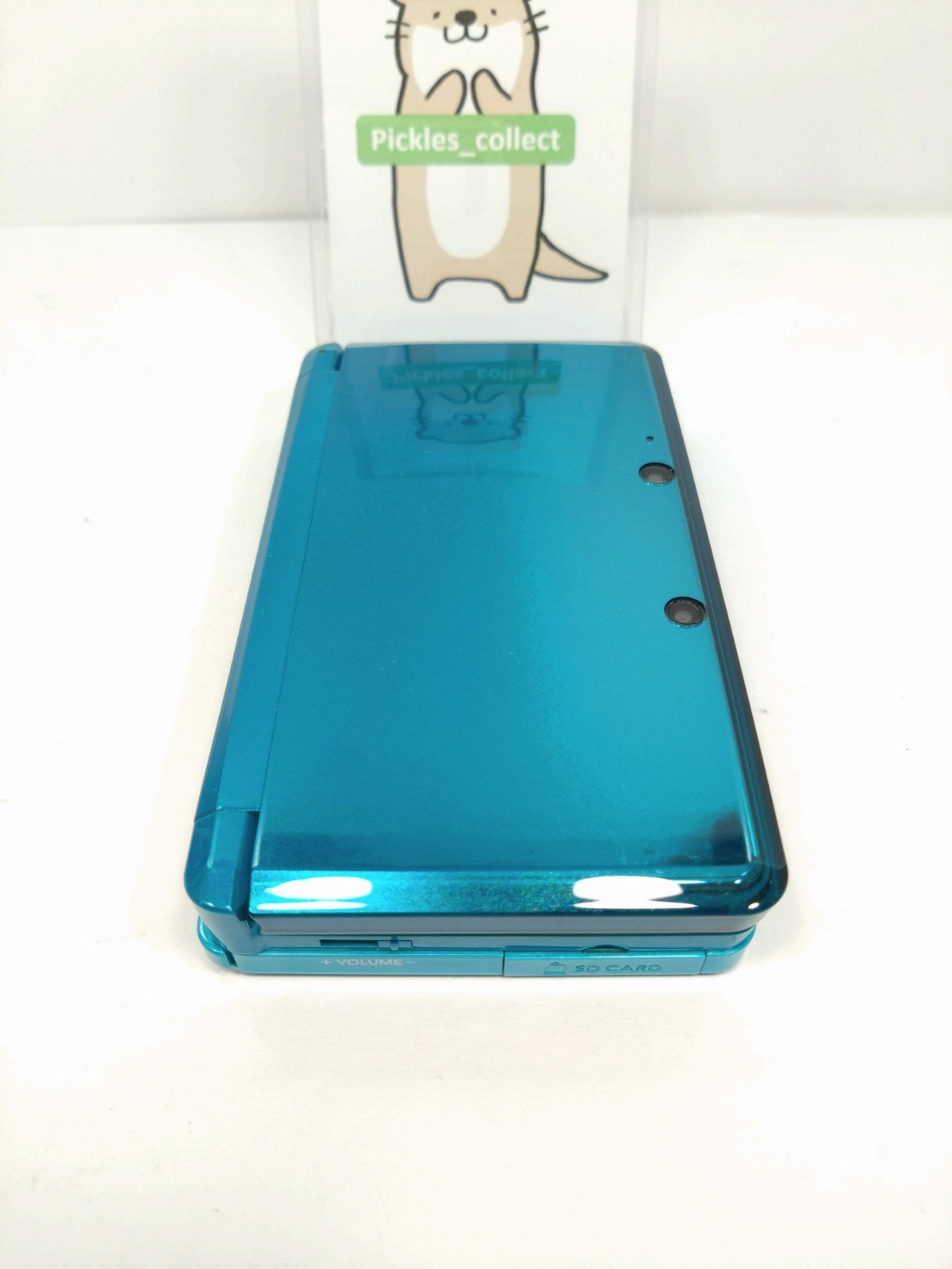 3DS Aqua Blue CTR-001 w/Charger 4GB Language Japanese Tested Nintendo 0525C